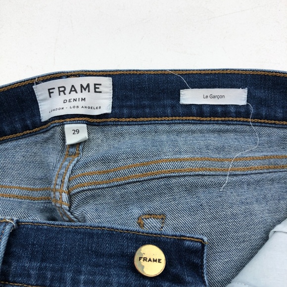 FRAME DENIM le Garcon distressed Jeans - Picture 8 of 9